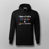 Google & Stack Overflow T-Shirt For Men - Funny Coder