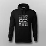 Software Engineer Funny Hoodie for Men - Funny Coder Tee