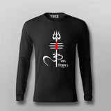 Om Namah Shivaya Mahadev T-Shirt For Men- Spiritual Elegance