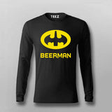 Beerman T-Shirt for Men – Funny Beer Lover Tee Online India