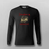 Believe in Allah and Hard Work T-Shirt for Men