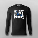 I'm Not Single, I Have a Dog T-Shirt For Men– Funny Pet Lover Tee