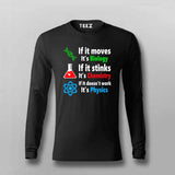 Biology Chemistry Physics T-Shirt For Men - Science Lover Tee