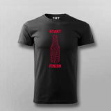 Beer Maze T-Shirt for Men – Fun Drinking Puzzle Tee India