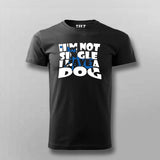 I'm Not Single, I Have a Dog T-Shirt For Men– Funny Pet Lover Tee