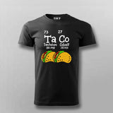 Ta Co Chemistry Pun T-Shirt For Men - Funny Science & Food