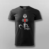 Om Namah Shivaya Mahadev T-Shirt For Men- Spiritual Elegance