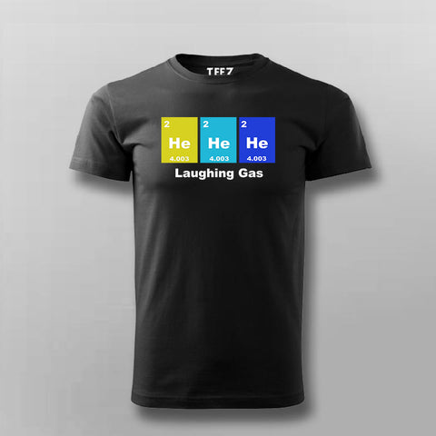 Laughing Gas Funny Chemistry & Science T-Shirt  For Men