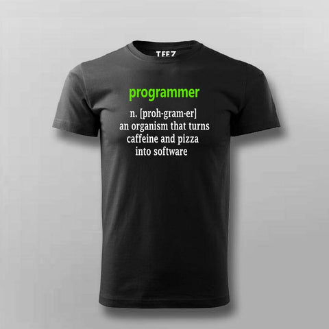 Programmer Definition T-Shirt For Men – Funny Coder