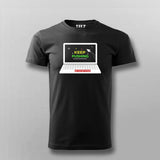 Keep Pushing T-Shirt For Men | Motivational Coding & Developer Tee