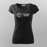 VNIT Logo ESTD T-Shirt For Women - Show Your Pride