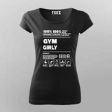 Gym Girly T-Shirt – Funny Fitness Workout Tee for Women