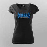 Nobody Understands Me T-Shirt For Women – Funny Programmer