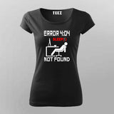 Sleep Not Found T-Shirt For Women – Perfect for Coders