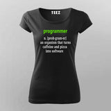 Programmer Definition T-Shirt For Women – Funny Coder