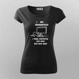 I Are Programmer T-Shirt For Women – Funny Coding & Cat Lover Tee