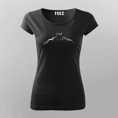 Batman Silhouette T-Shirt For Women - Unleash the Dark Knight