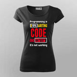 10% Code, 90% Debugging T-Shirt For Women – Funny Programmer