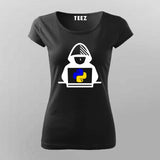 Python Hacker T-Shirt For Women – Cool Programmer & Coder