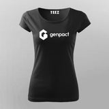 genpact black Half Sleeve T Shirt 