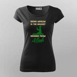 Being Muslim Is the Biggest Reward T-Shirt for Women