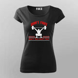 Don’t Fart Gym T-Shirt For Women – Funny Fitness Workout Tee