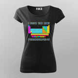 I Wear This Shirt Periodically T-Shirt For Women - Funny Science Tee