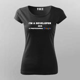 I'm a Developer T-Shirt for Women - Coder & Programmer Tee