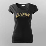 Vidaamuyarchi black T-Shirt for women