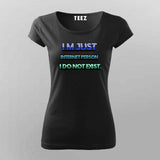 I'm Just an Internet Person - Funny Digital Ghost Women's Tee