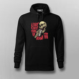 Love Coffee Hoodie for Men | Funny Skeleton Coffee Lover