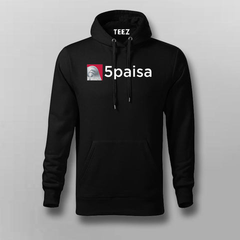 5paisa Logo Hoodie For Men- Invest in Style