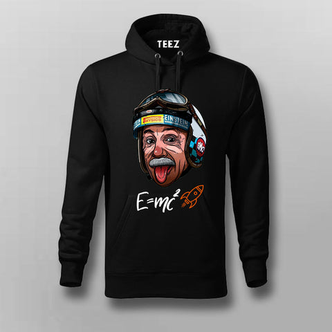 Einstein Rocket Science Hoodie For Men- Fun Meets Genius