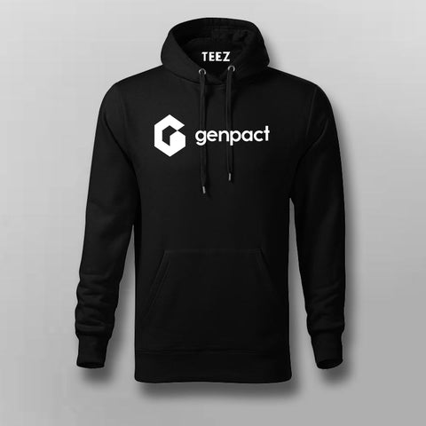 genpact black hoodie for men