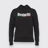 Benelli T-Shirt for Women - Iconic Motorcycle Style