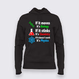 Biology Chemistry Physics T-Shirt For Women - Science Lover Tee