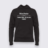 Ethical Hacker Hoodie For Women – Cybersecurity & Tech Enthusiast Tee