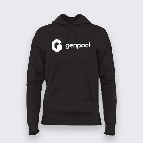 genpact black hoodie for men