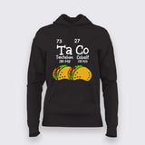 Ta Co Chemistry Pun T-Shirt For Women - Funny Science & Food