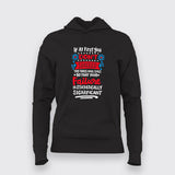 If at First You Don’t Succeed, Call It Experiment Hoodie For Women