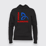 Novak Djokovic Logo Hoodie for Women Tennis Icon Style