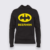 Beerman T-Shirt for Women – Funny Beer Lover Tee Online India