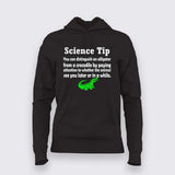 Science Tip Alligator Hoodie For Women - Fun Learning Apparel