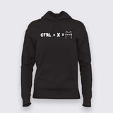 "Ctrl + X = Shortcat" Funny Women's T-Shirt for Cat Lovers