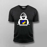 Python Hacker T-Shirt For Men – Cool Programmer & Coder