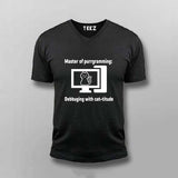 Master of Purrgramming T-Shirt For Men - For Cat-Loving Coders