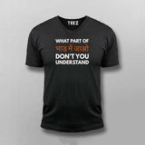 "Bhaad Mein Jao" T-Shirt For Men - Bold and Funny