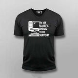 "I'm My Family's Unpaid Tech Support" T-Shirt For Men- Tech Humor