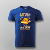 Saturn Undefeated Solar System Hula Hoop Champ T-Shirt For Men