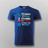 Biology Chemistry Physics T-Shirt For Men - Science Lover Tee